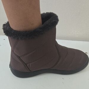 AB Studio Dark Brown Winter Boots